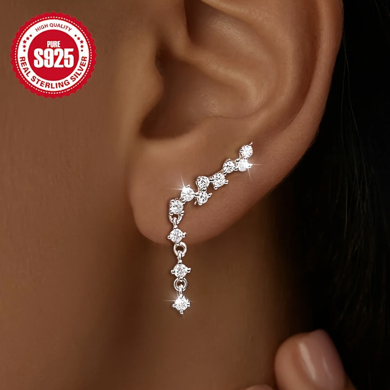 Athena Double Row Tassel Earrings
