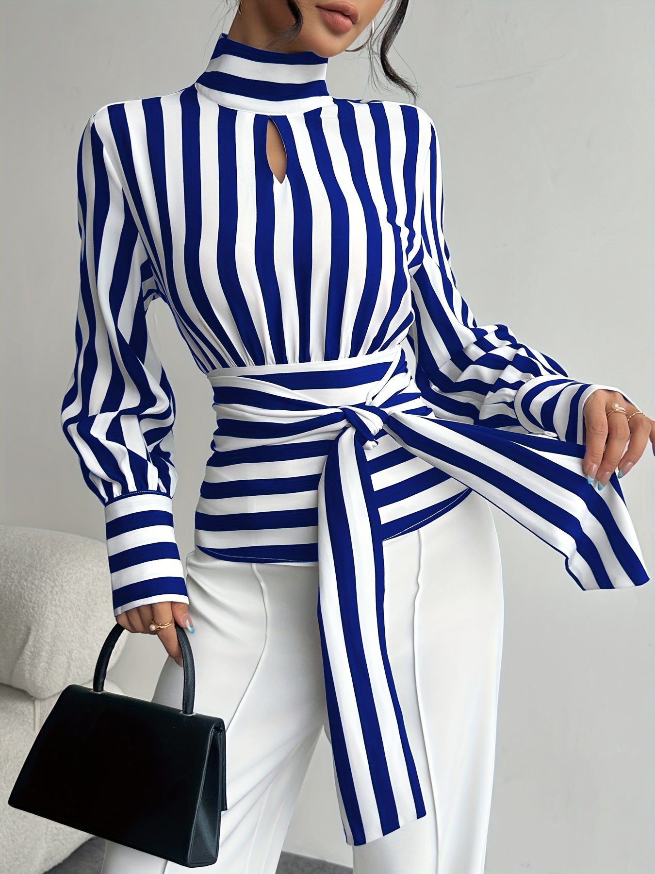 Georgia High Neck Blouse