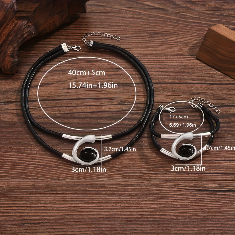 Jomana2 necklace and bracelet set