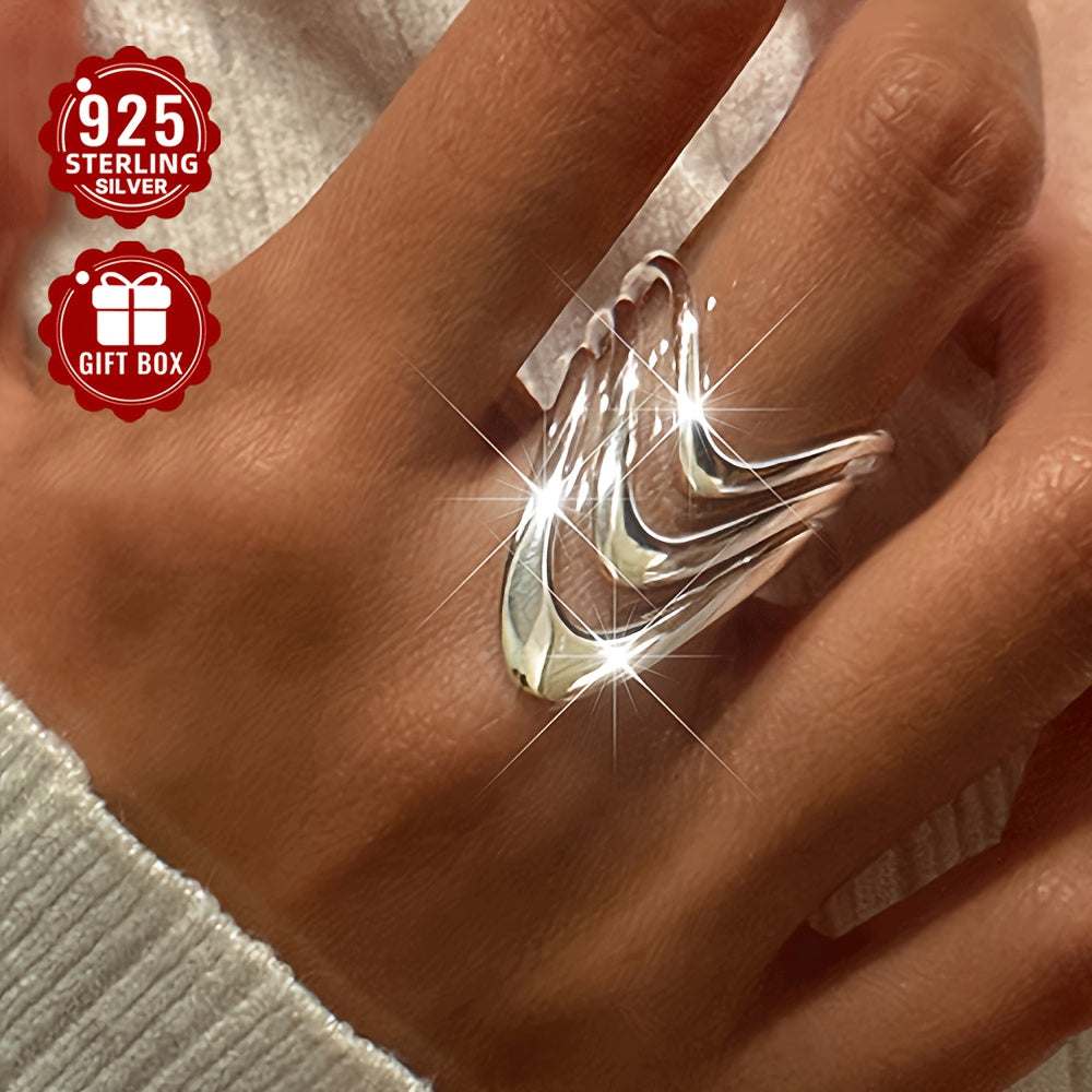 Rose Wide Face Ring