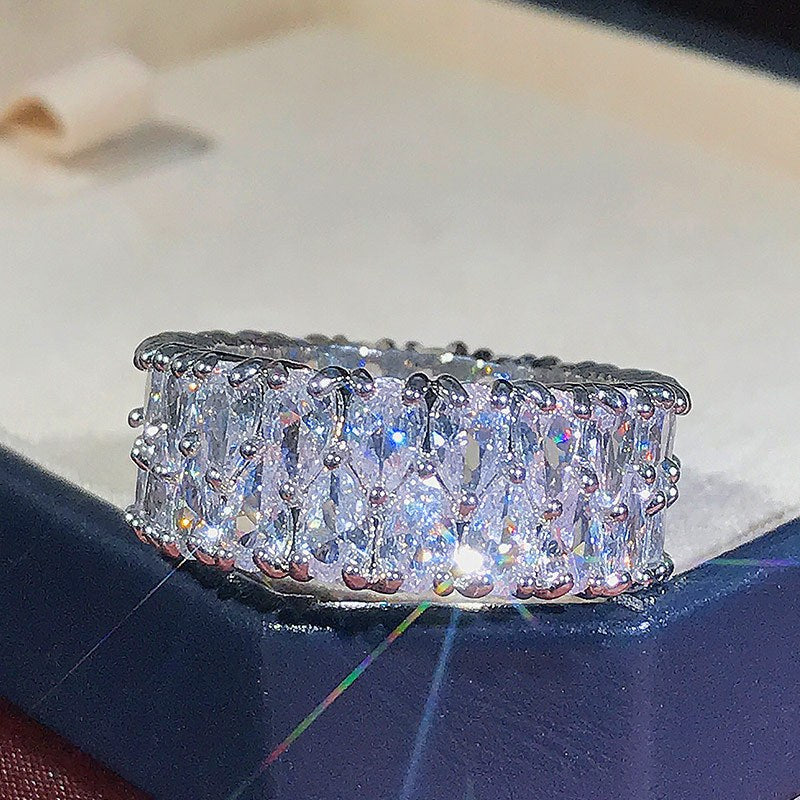 Samiha Drop-shaped Zirconia Ring