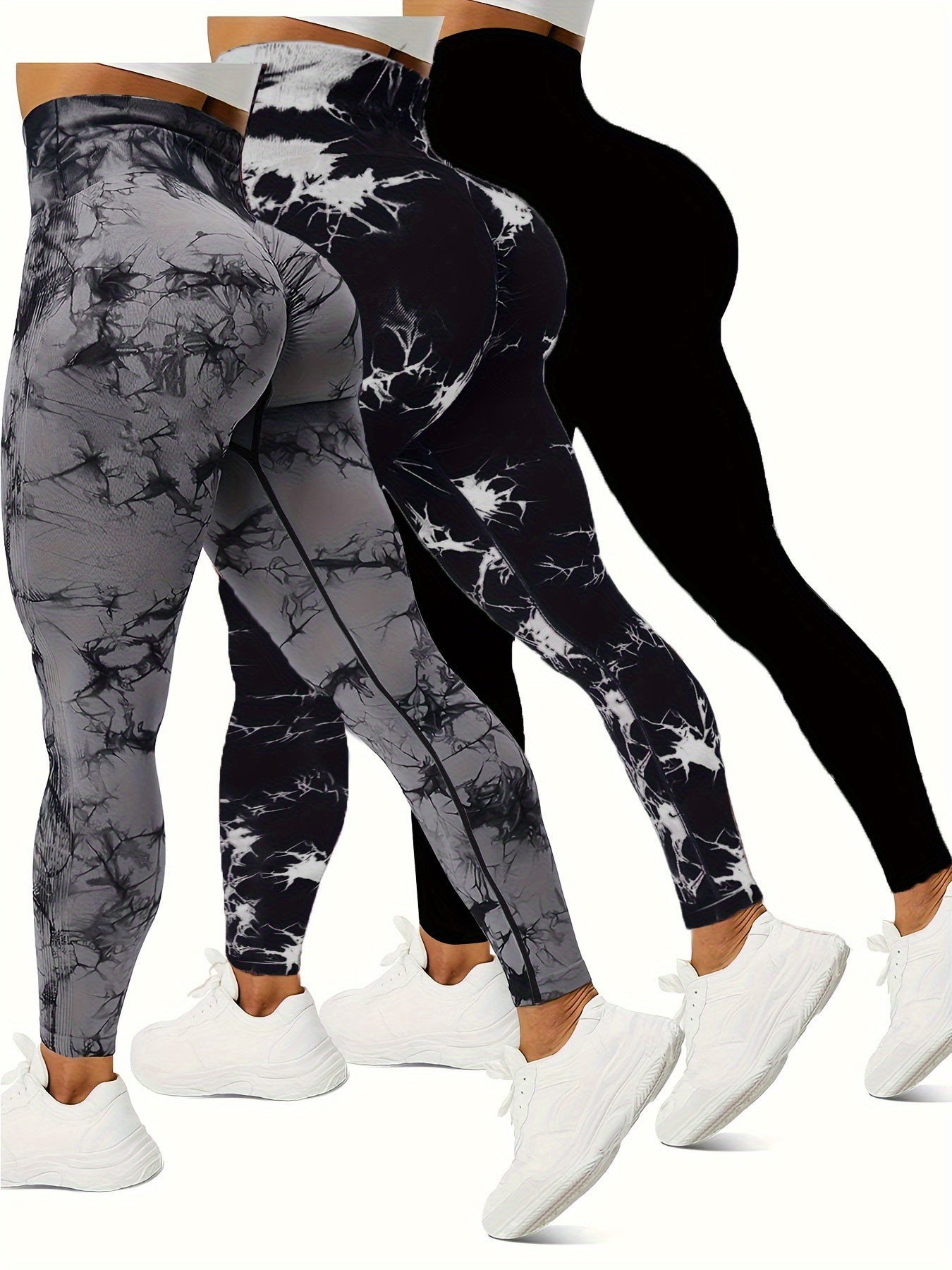 3-Pack Plus Size Sharmin Yoga Pants