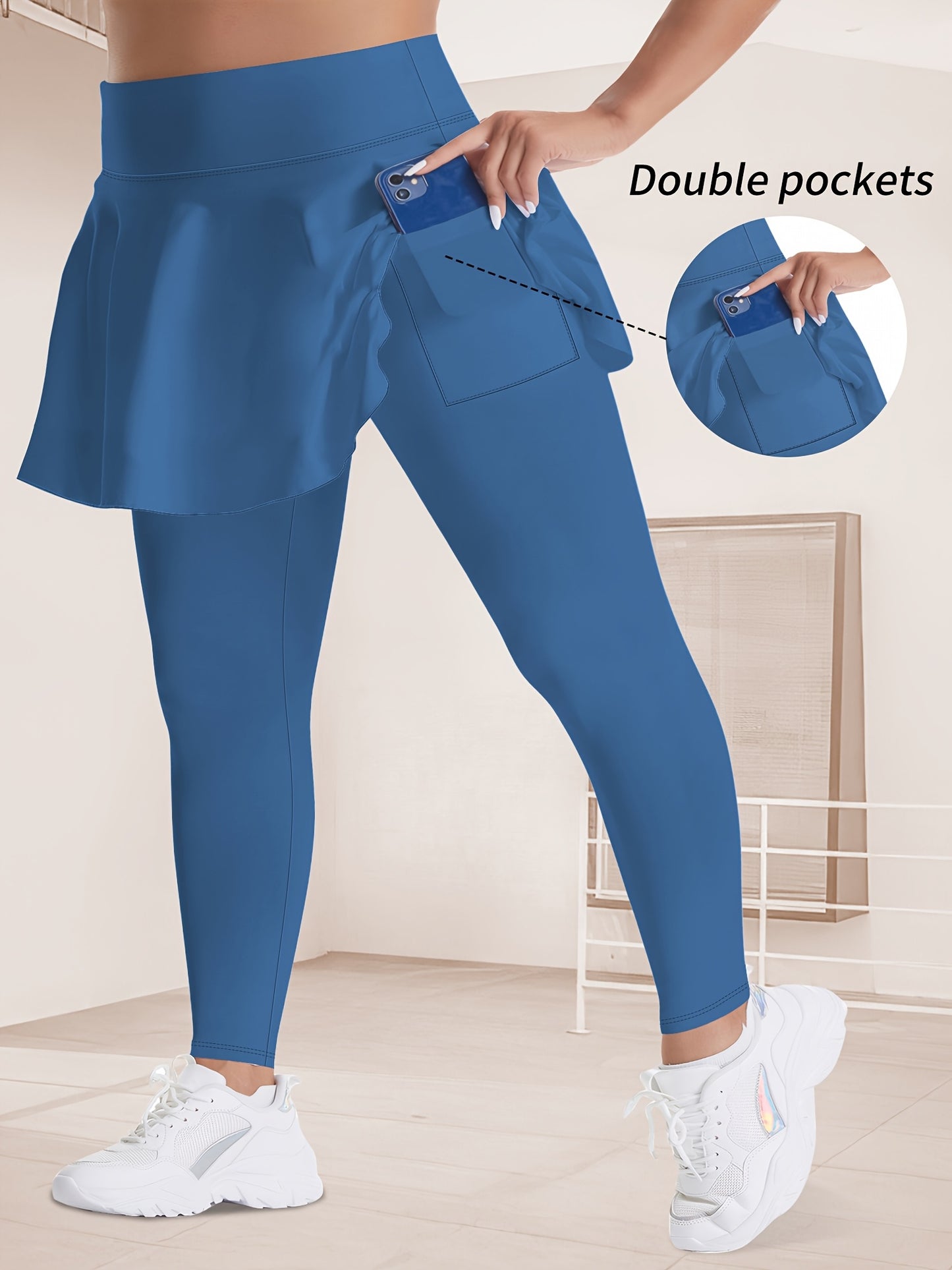 Thalia2 Skirted Running Yoga Leggings