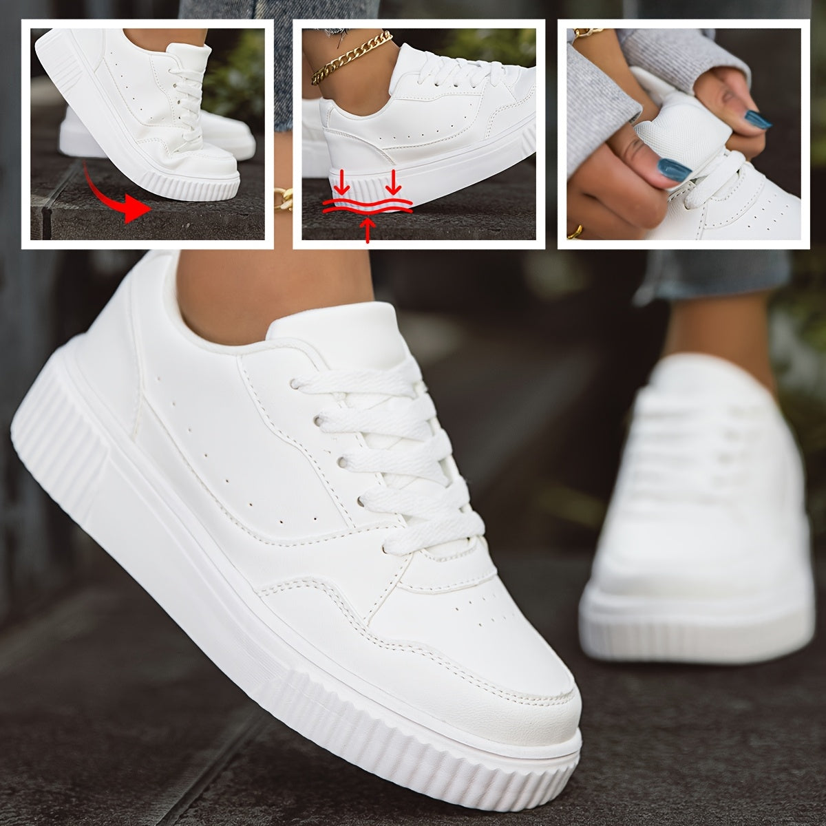 Faux Flat Sneakers