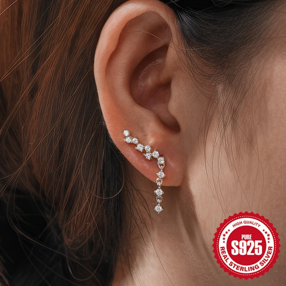 Athena Double Row Tassel Earrings