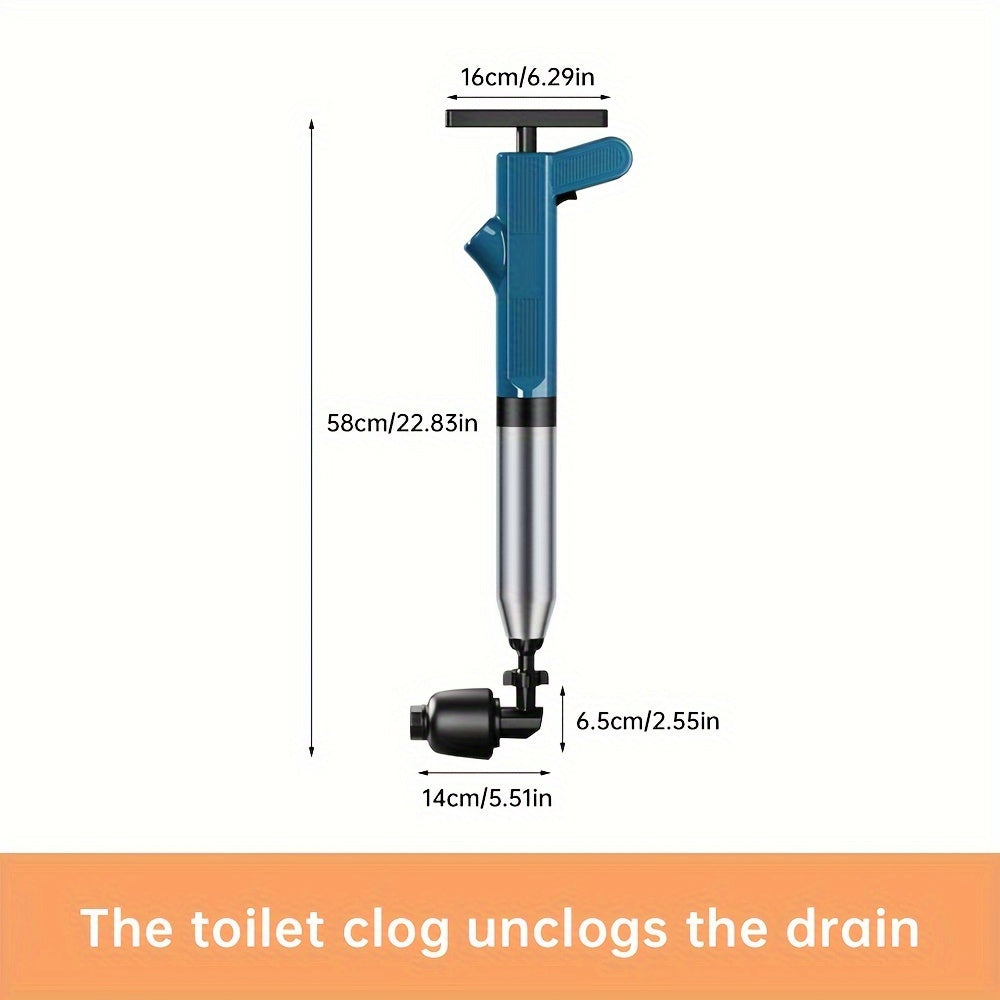High Pressure Musurjoy Sewer Unclogger - Toilet Plunger Set