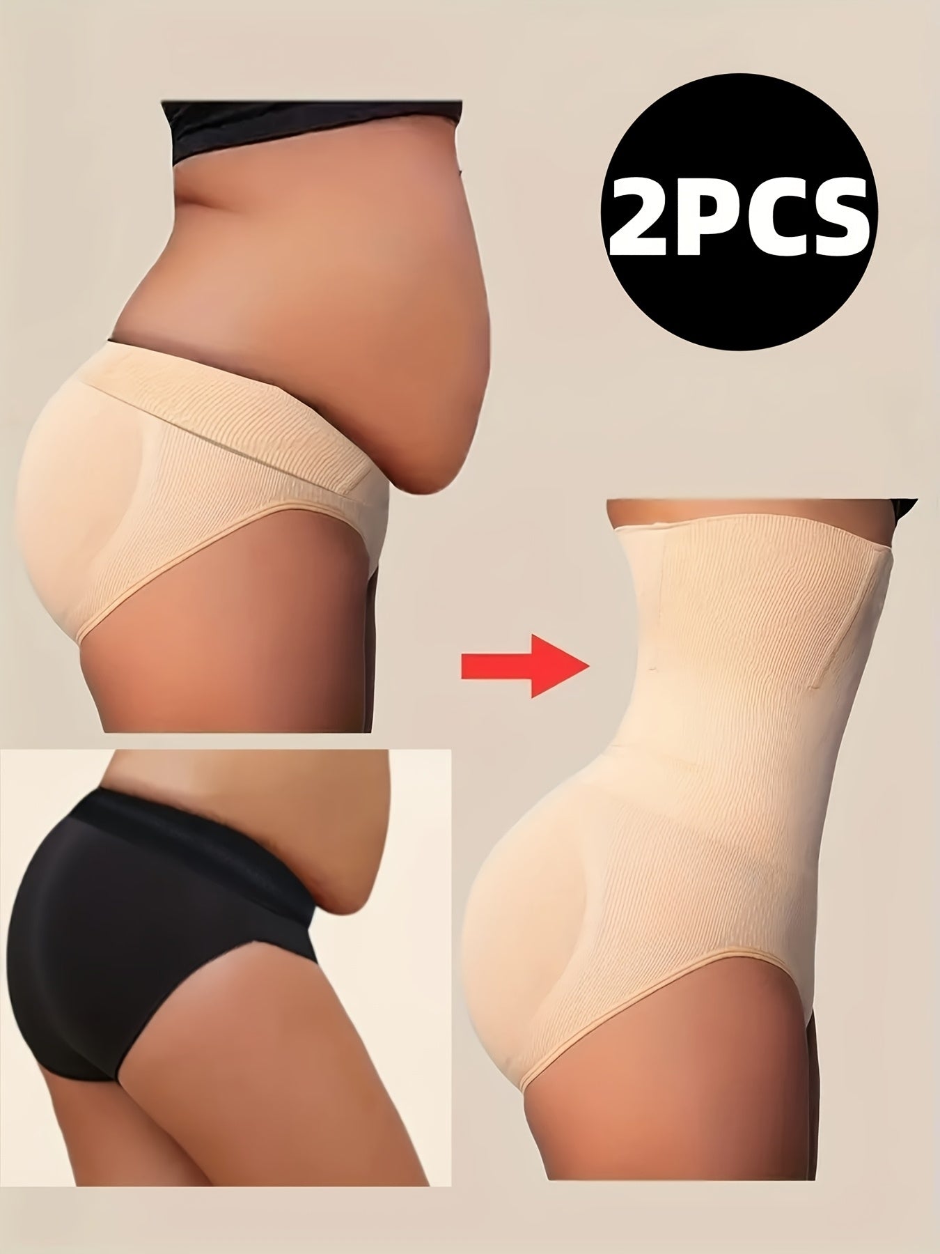 High-Waist Tummy Control Shapewear Panties
