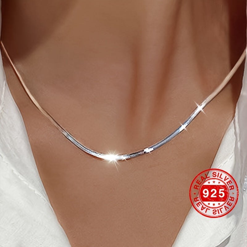 Brayan Chain Fashion Silvery Necklace