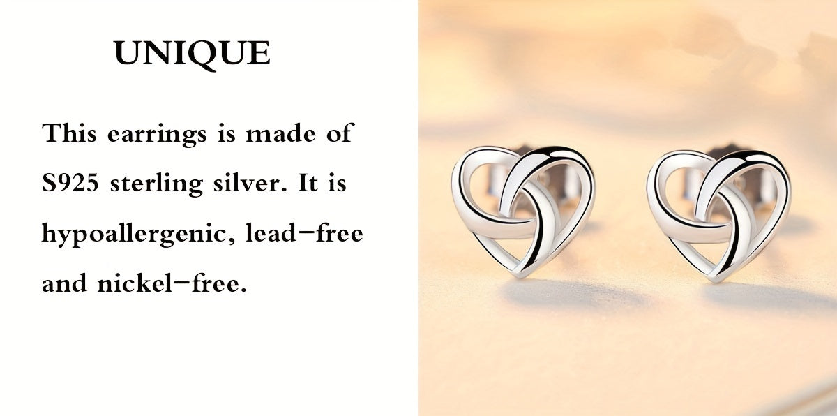 Leilani Heart-shaped Infinite Earrings