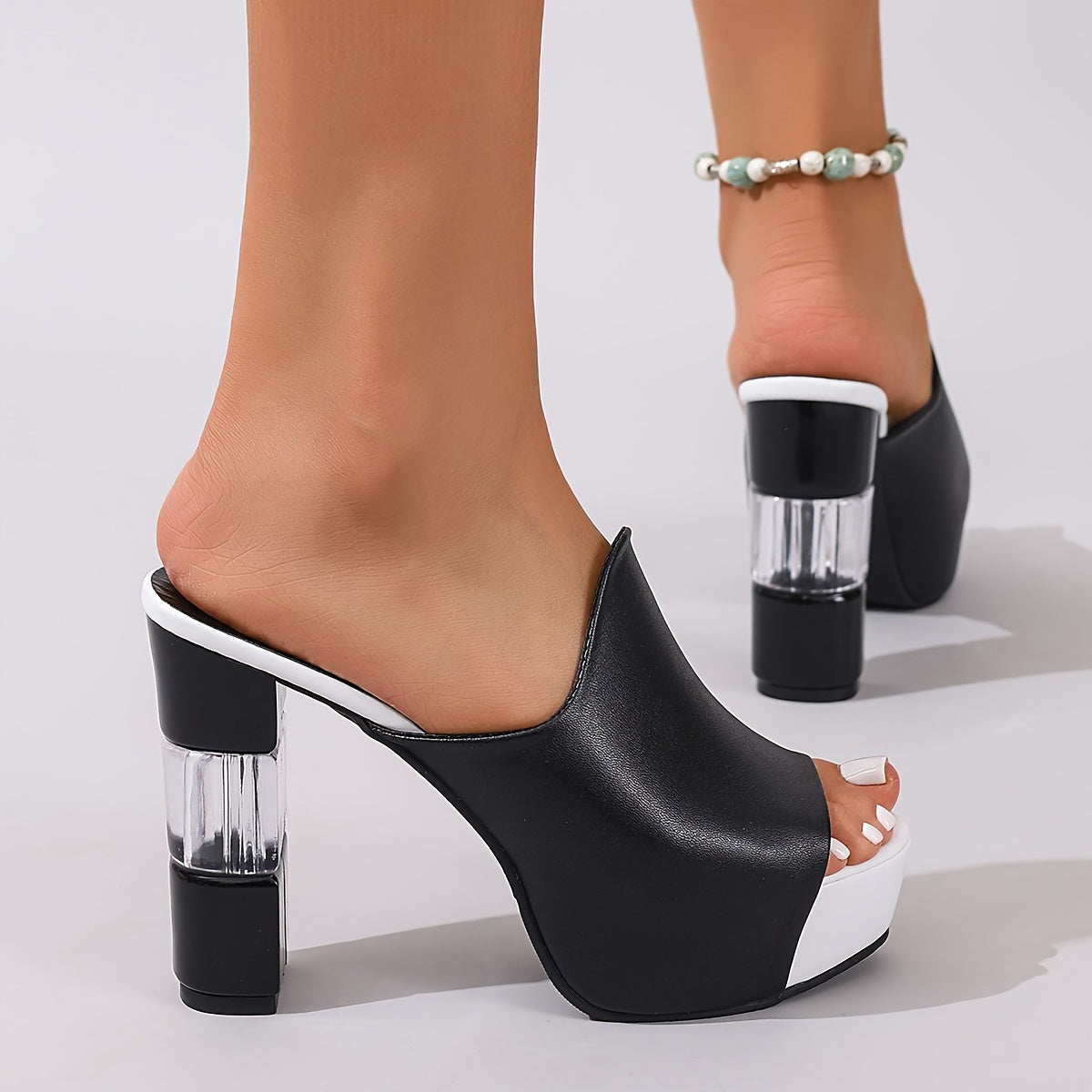 Olfat7 High Heel Slippers