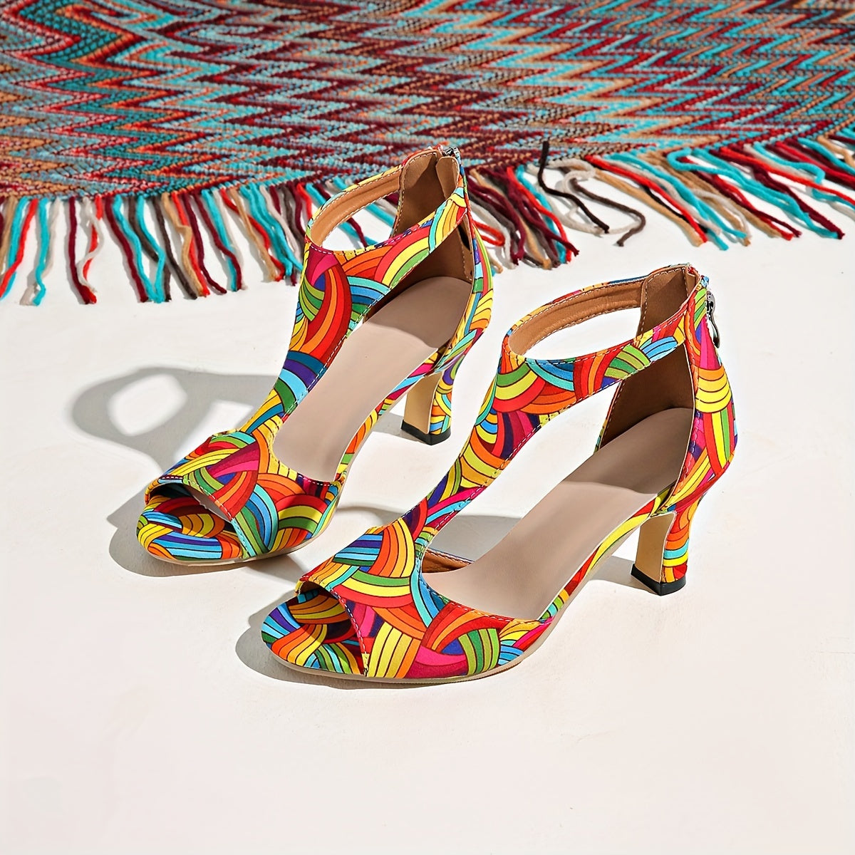 Lilli7 Peep-Toe Sandals