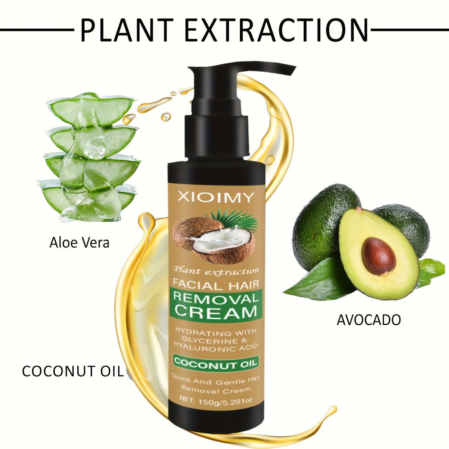 Coconut Powerful Hair Removal Cream