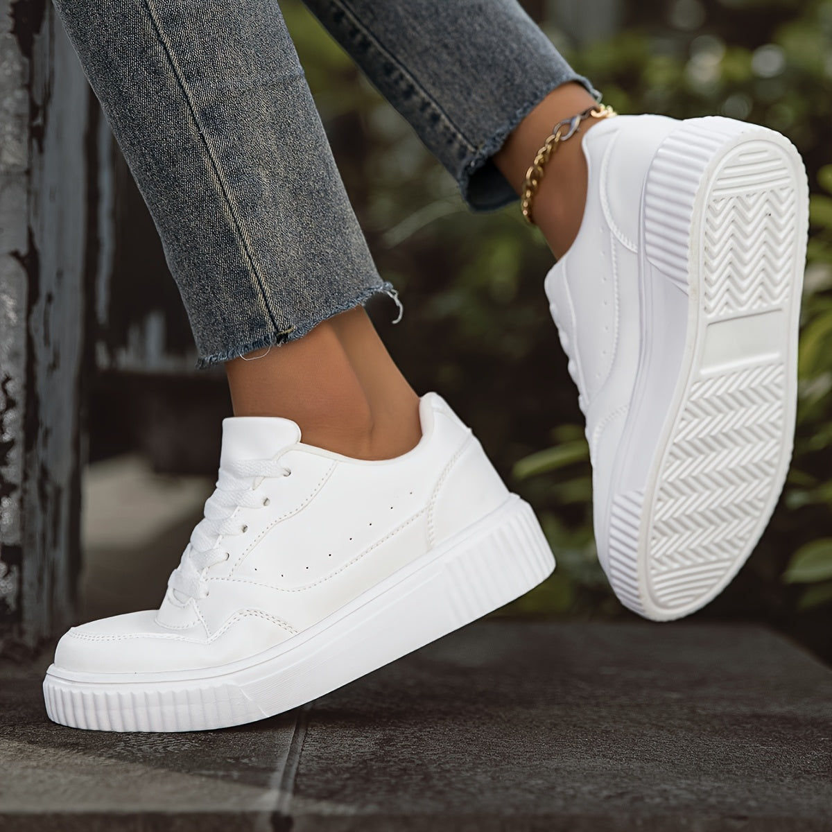 Faux Flat Sneakers