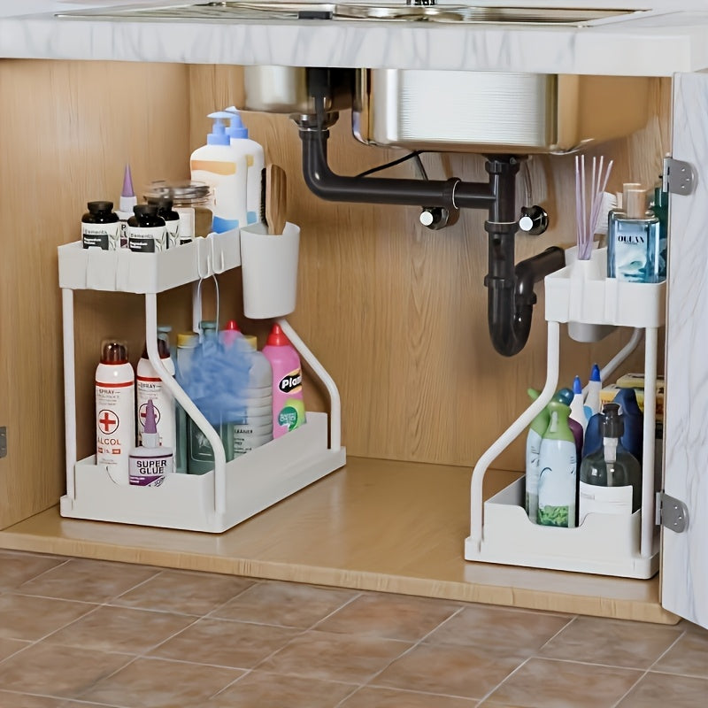 2-Tier Pull-Out Storage Organizer