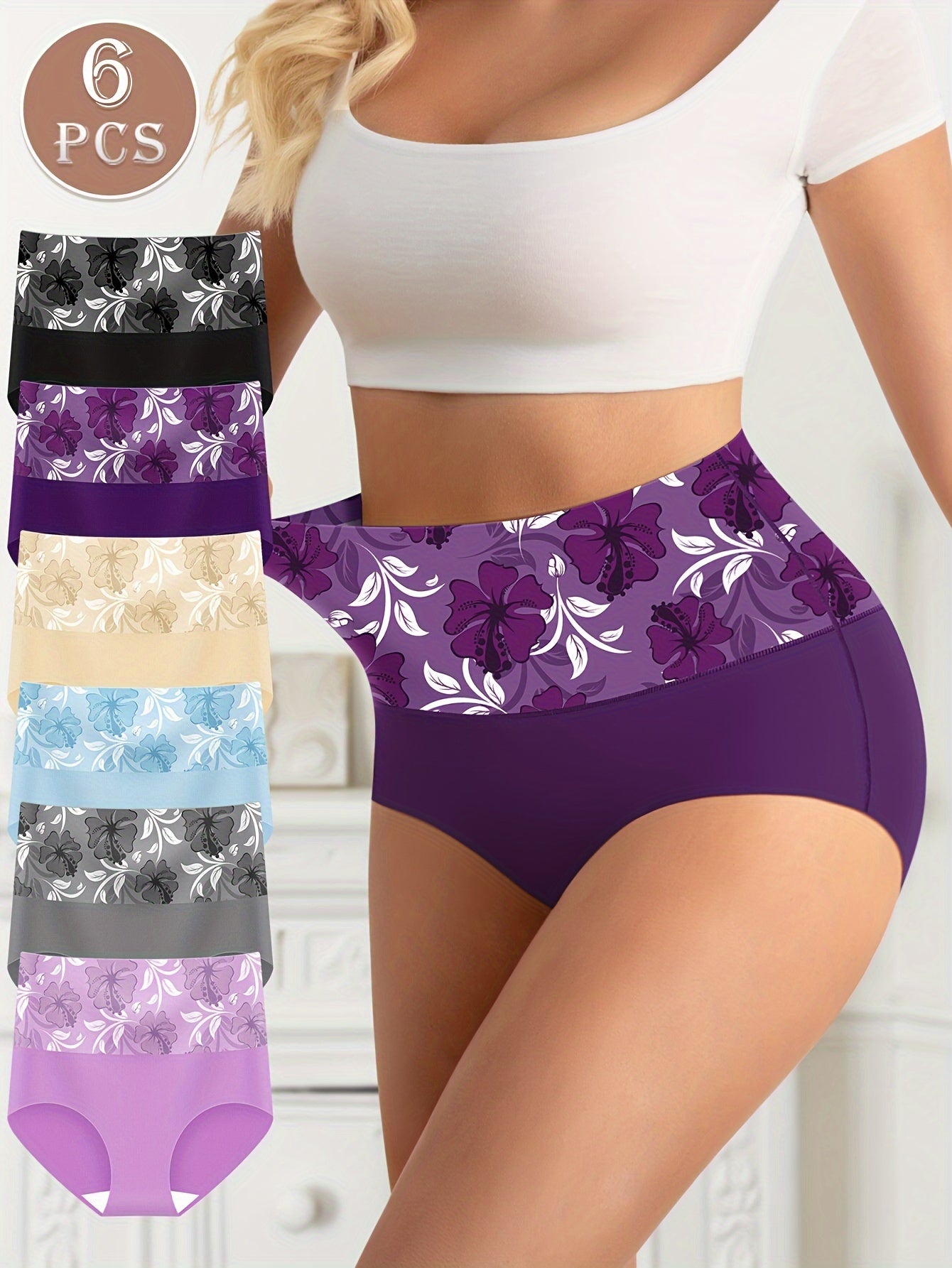 Norpano Floral Nylon Panties