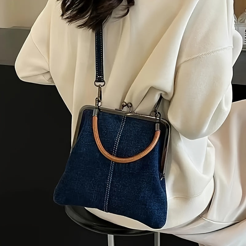 Kehlani Denim Crossbody Bag
