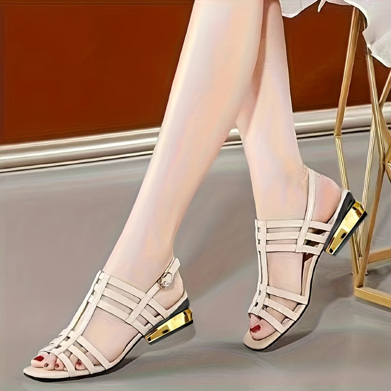 Azza2 Sandals with Chunky Heel