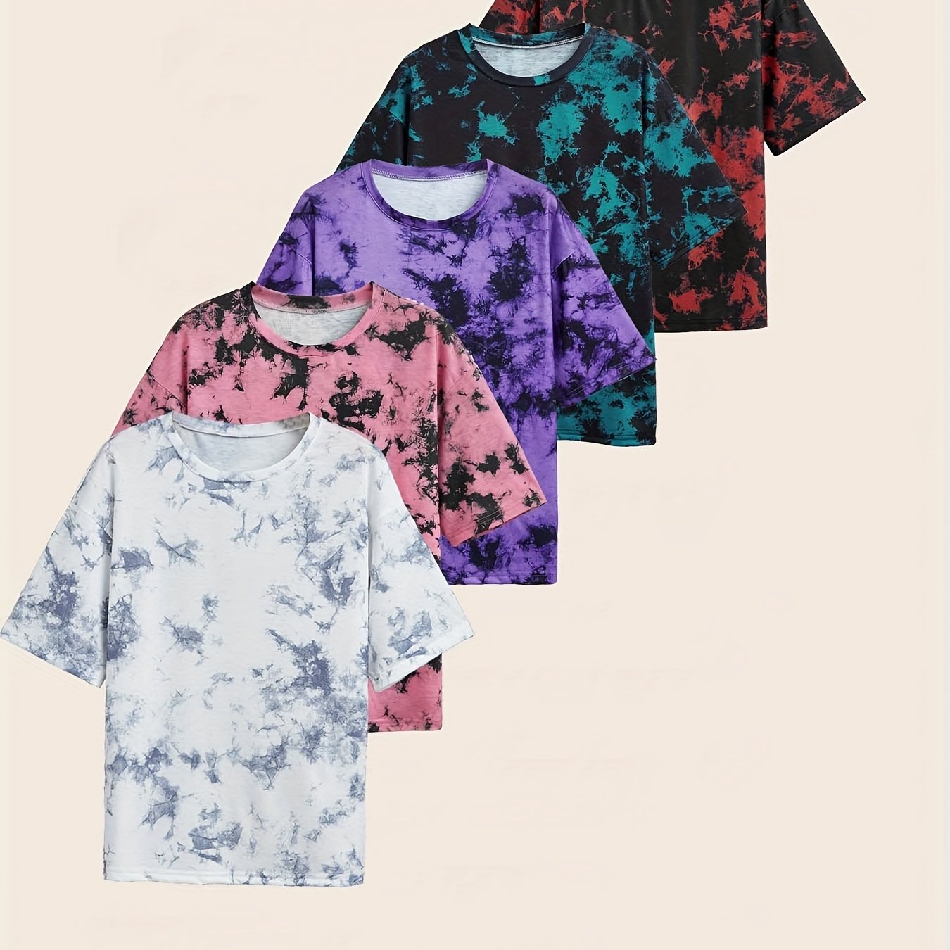 Sotiria Casual Short Sleeve Five-piece Set