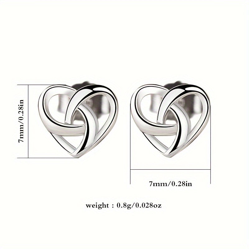 Leilani Heart-shaped Infinite Earrings