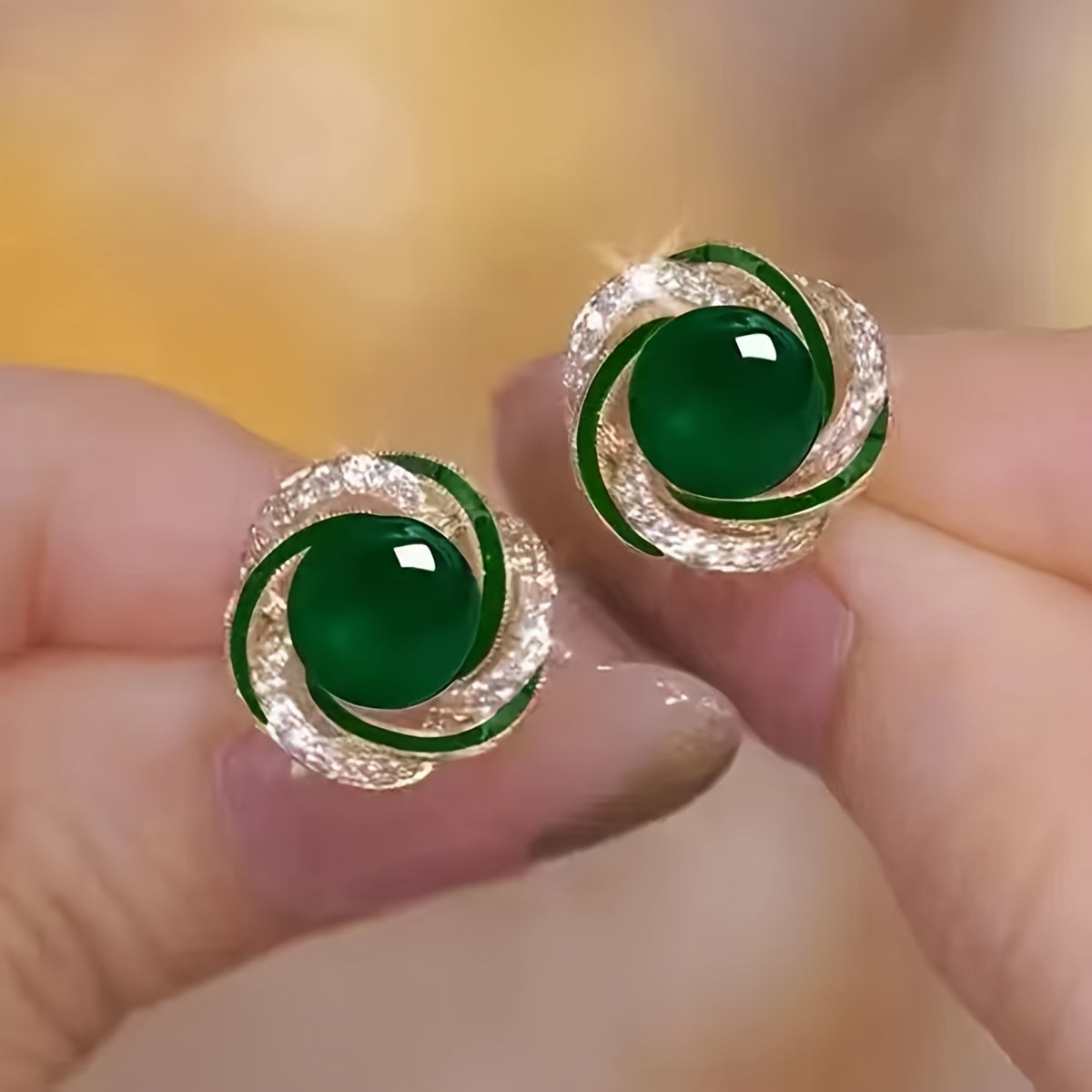Ruby New trendy ear studs