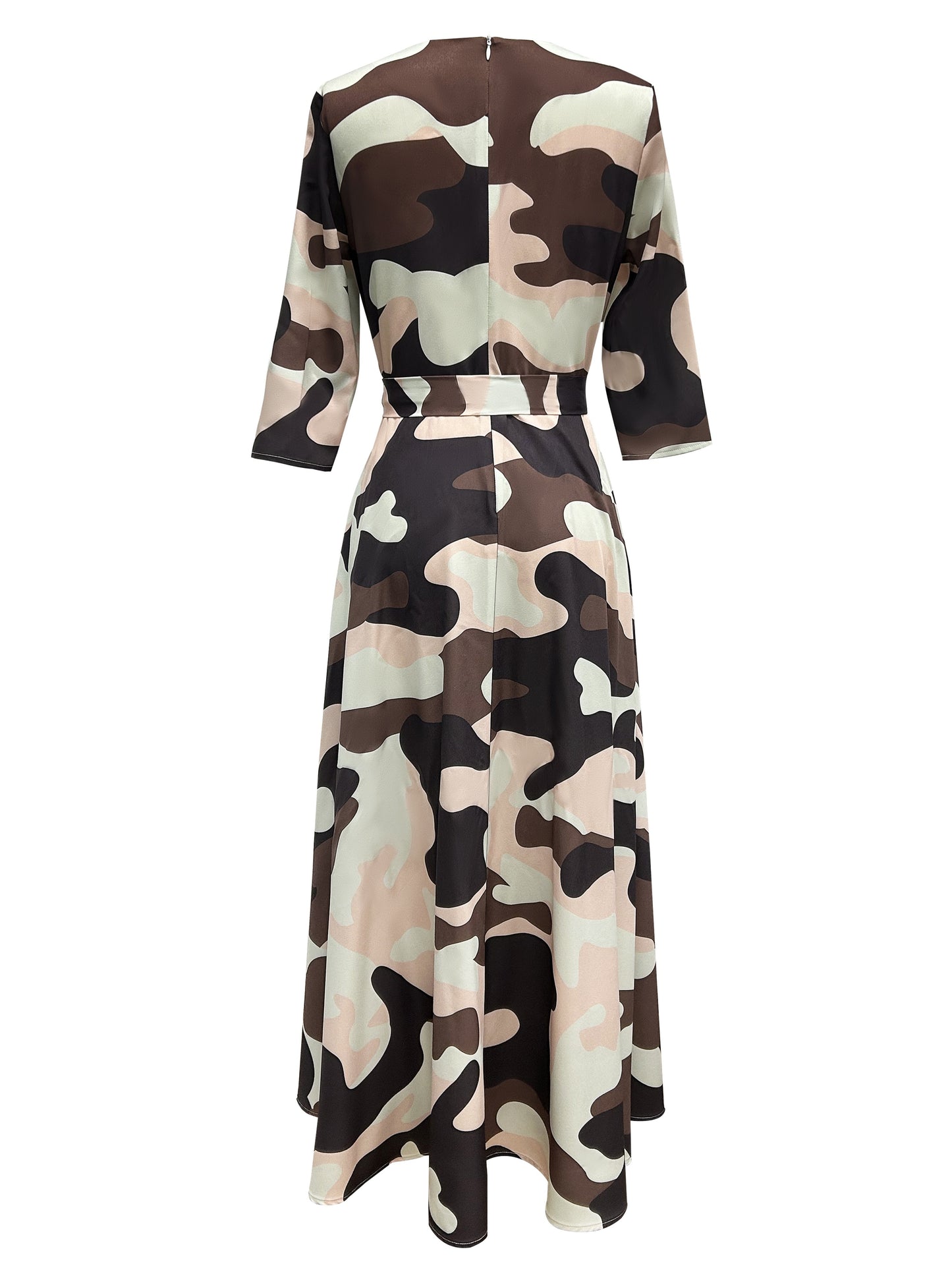 Artemis Crew Neck Belted Dress
