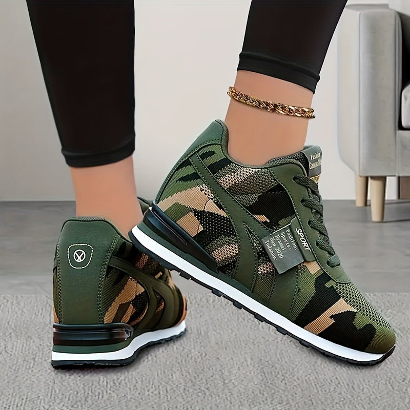 Zafeiria Camouflage Pattern Sneakers
