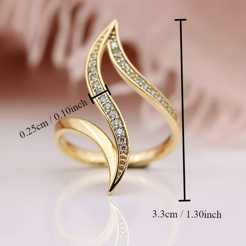 Nevaeh 18K Gold-Plated Ring