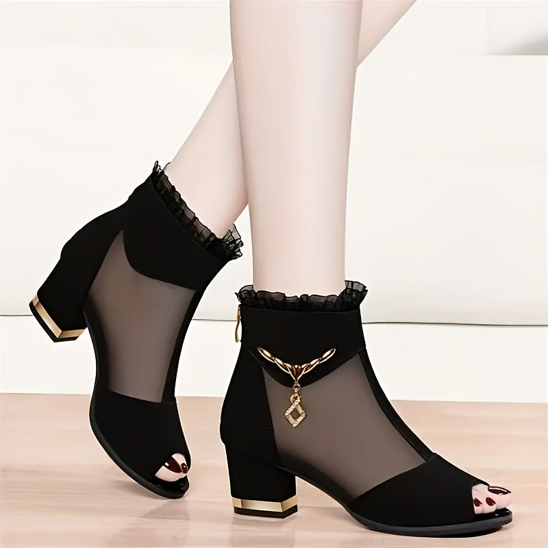 Austin9 Chunky Heel Sandals