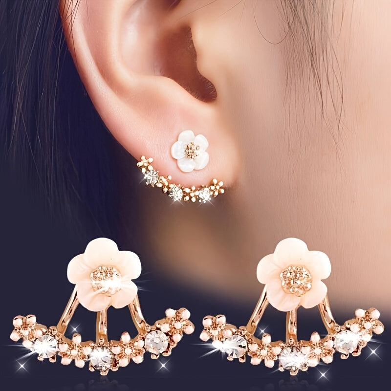 Nayera2 Elegant Daisy Earrings
