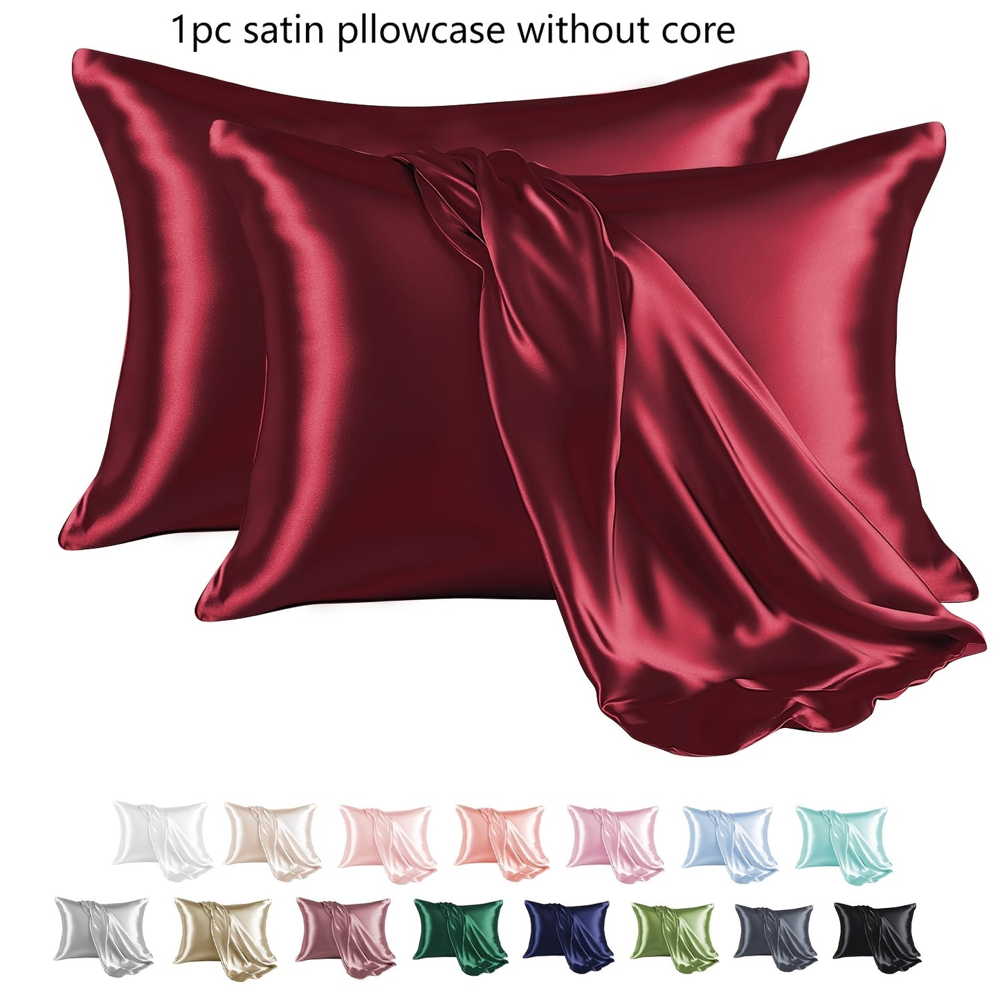 Luxurious Soft 1pc Satin Pillowcase