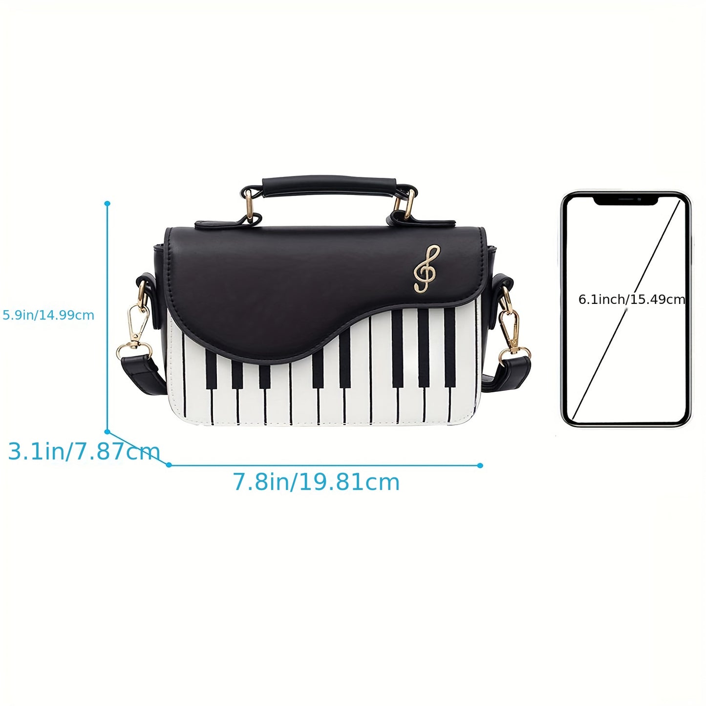 Piano - Like Crossbody Bag