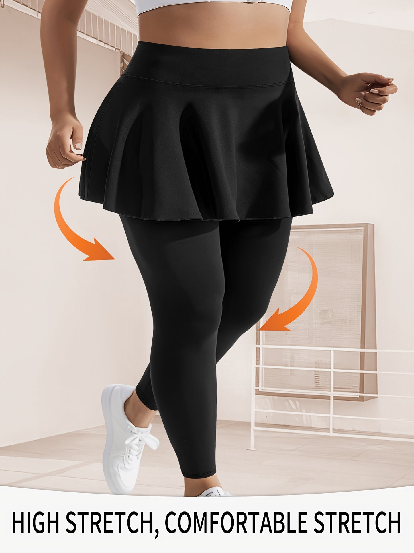 Thalia2 Skirted Running Yoga Leggings
