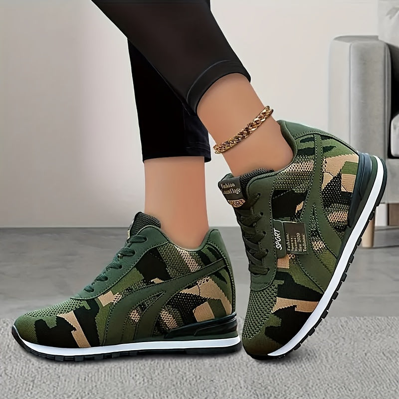 Zafeiria Camouflage Pattern Sneakers