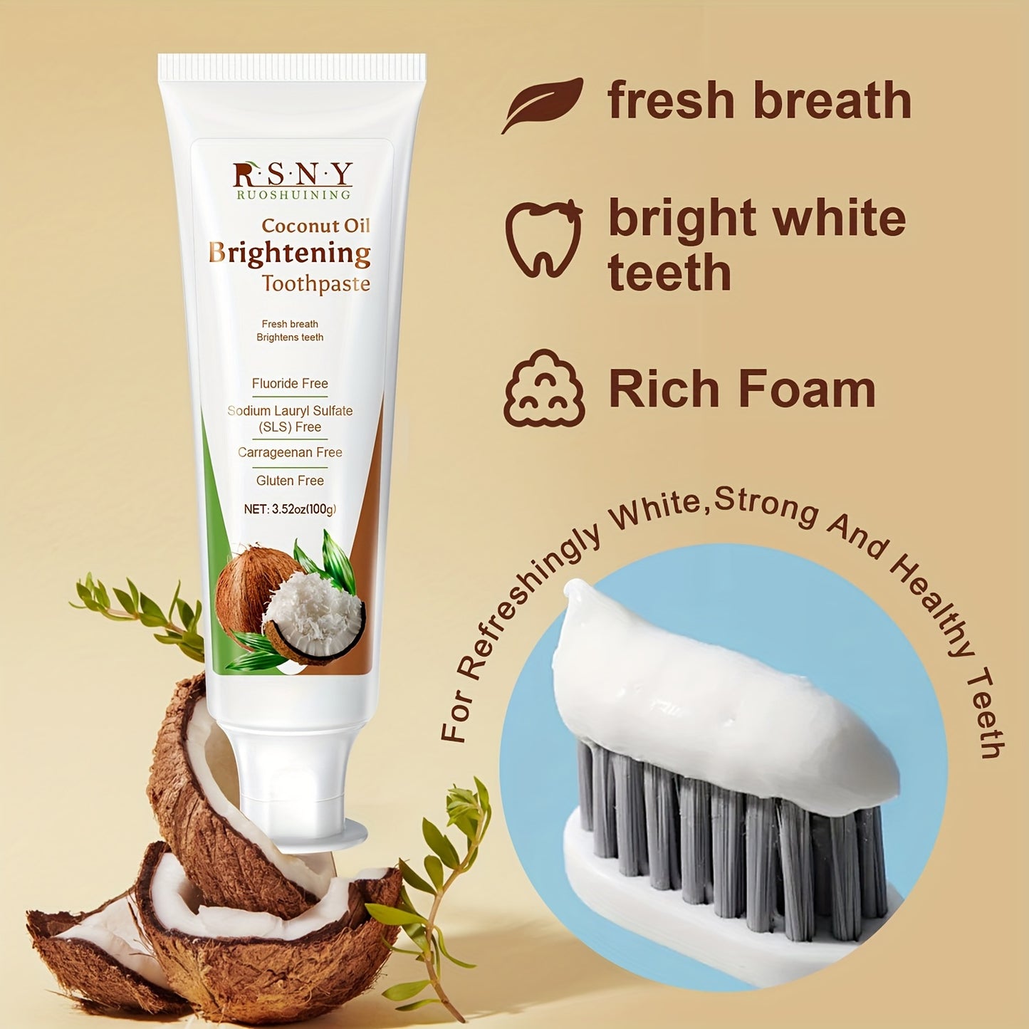 Coconut Oil Toothpaste