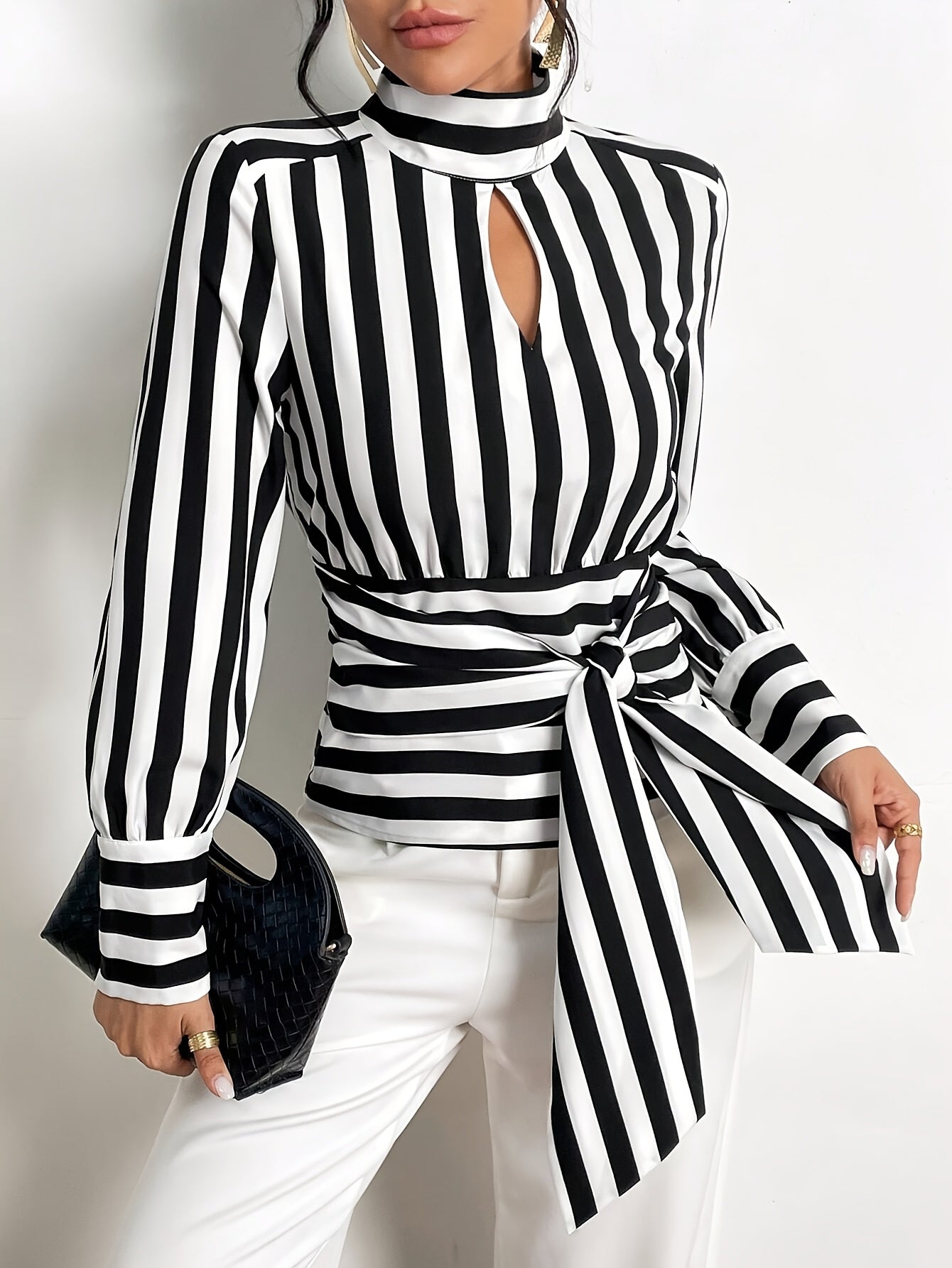 Georgia High Neck Blouse