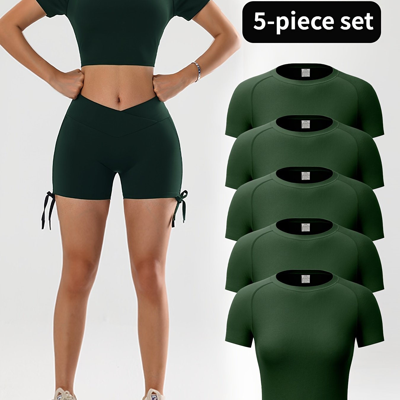 5pcs Chichy4 Crop Top