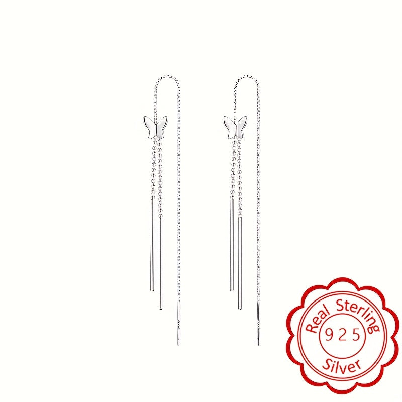 Butterfly Tassel Earrings
