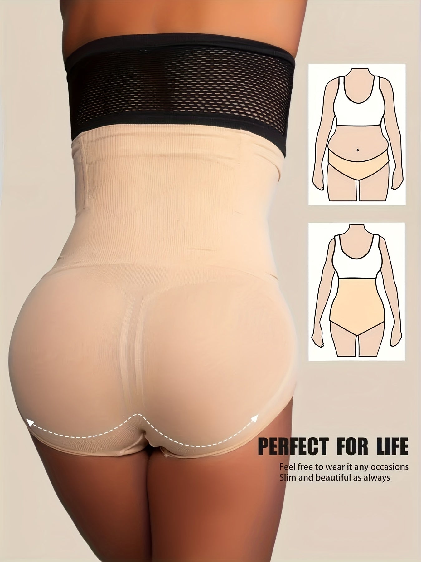 High-Waist Tummy Control Shapewear Panties