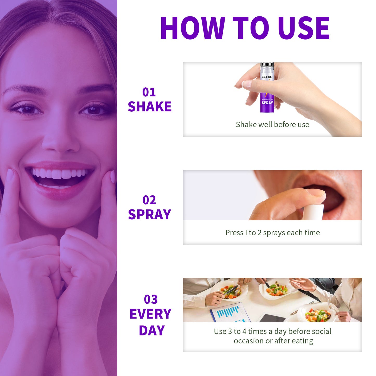Mint Fresh Breath Spray