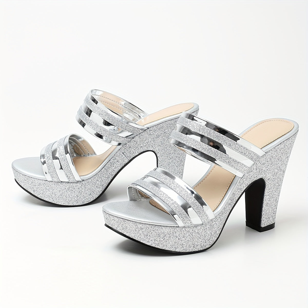 Olfat9 Chunky Heeled Sandals