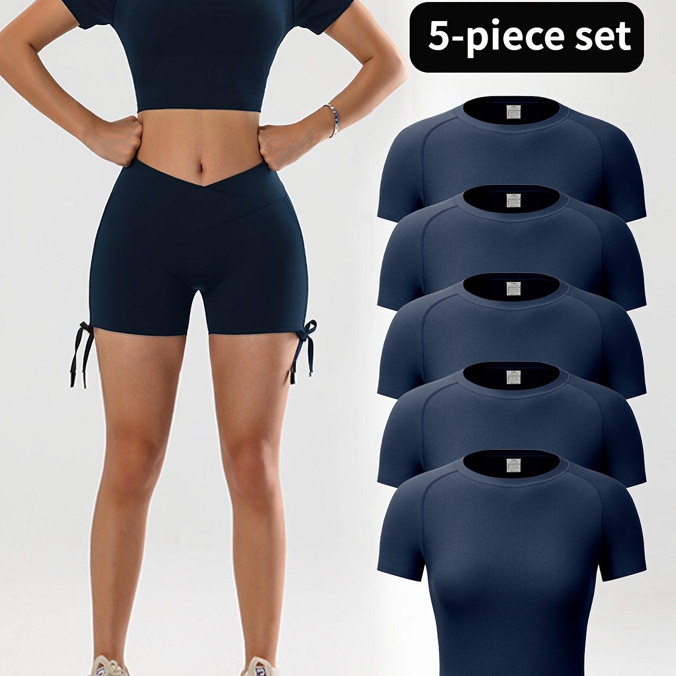 5pcs Chichy4 Crop Top