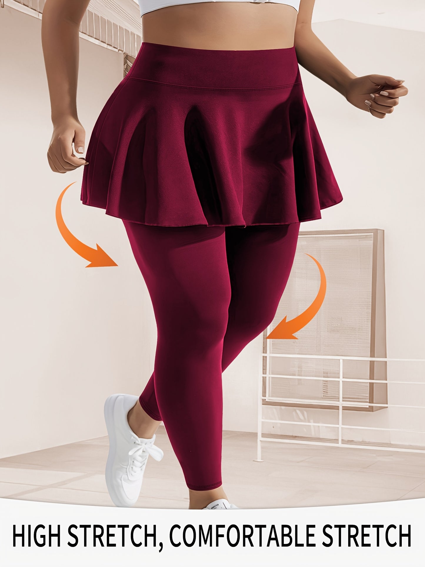 Thalia2 Skirted Running Yoga Leggings