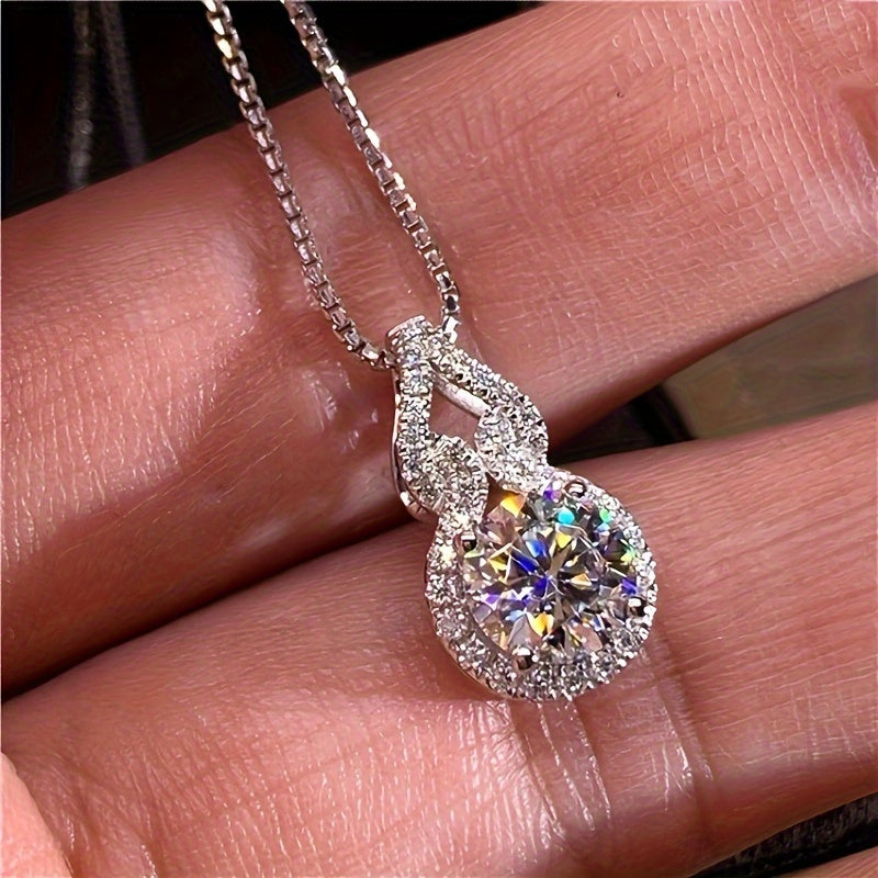 Addison 3-carat Moissanite Necklace