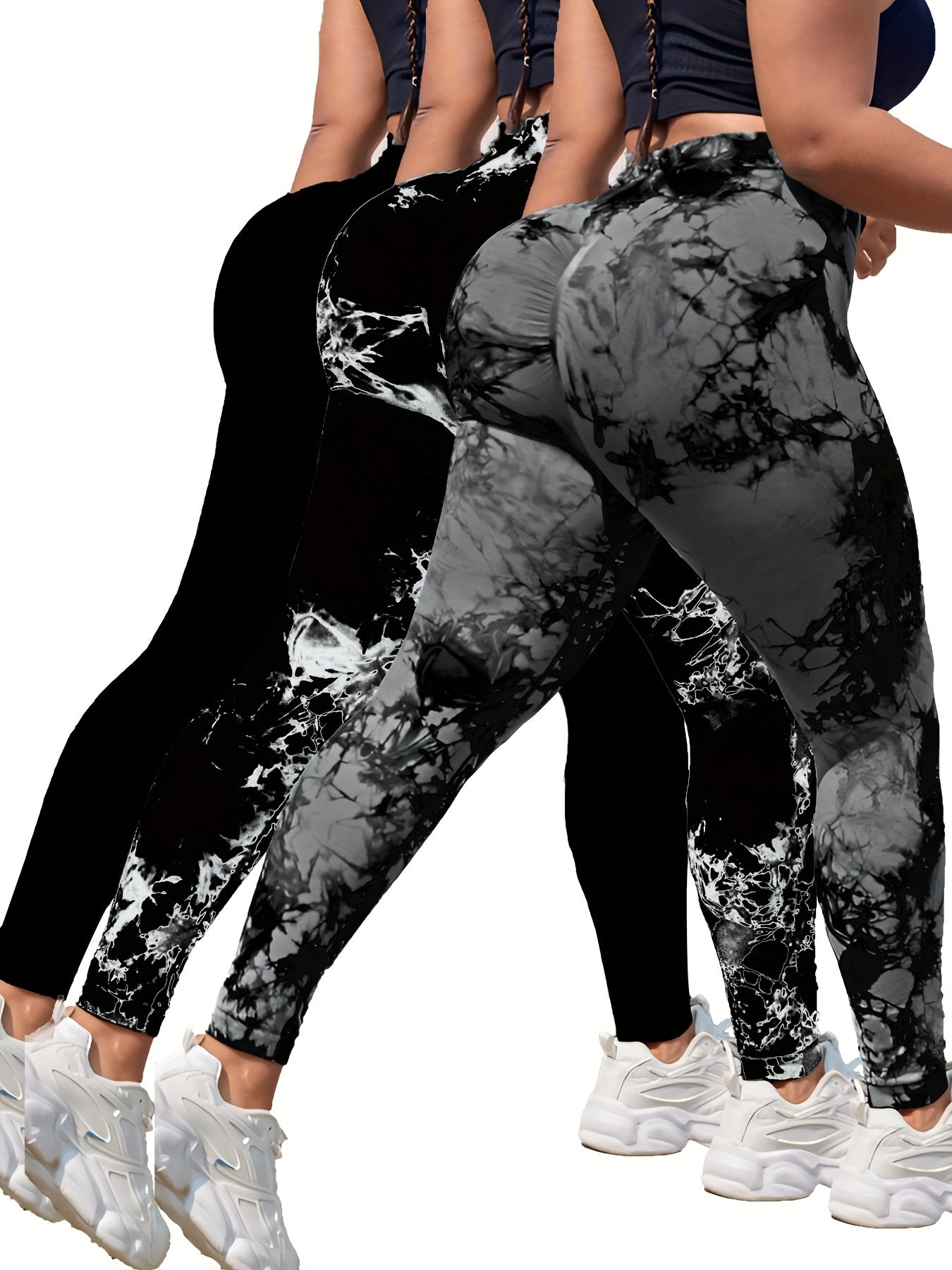 3-Pack Plus Size Sharmin Yoga Pants