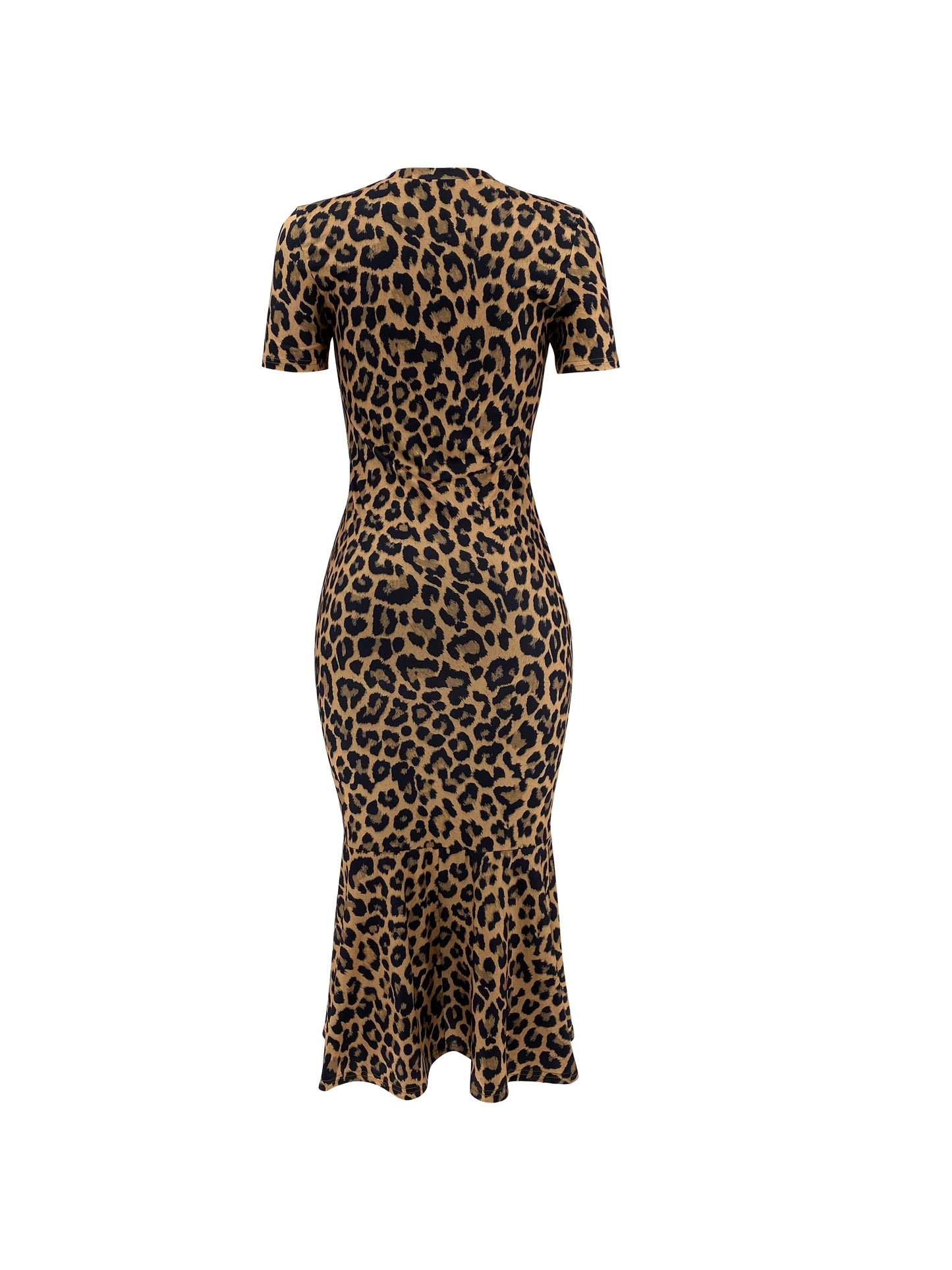 Kassiani Leopard Print Summer Dress
