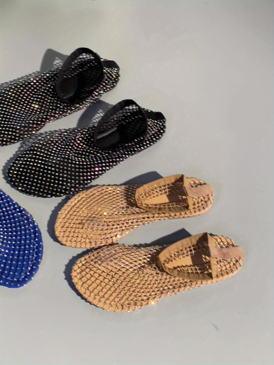 Devon Mesh Flat Sandals