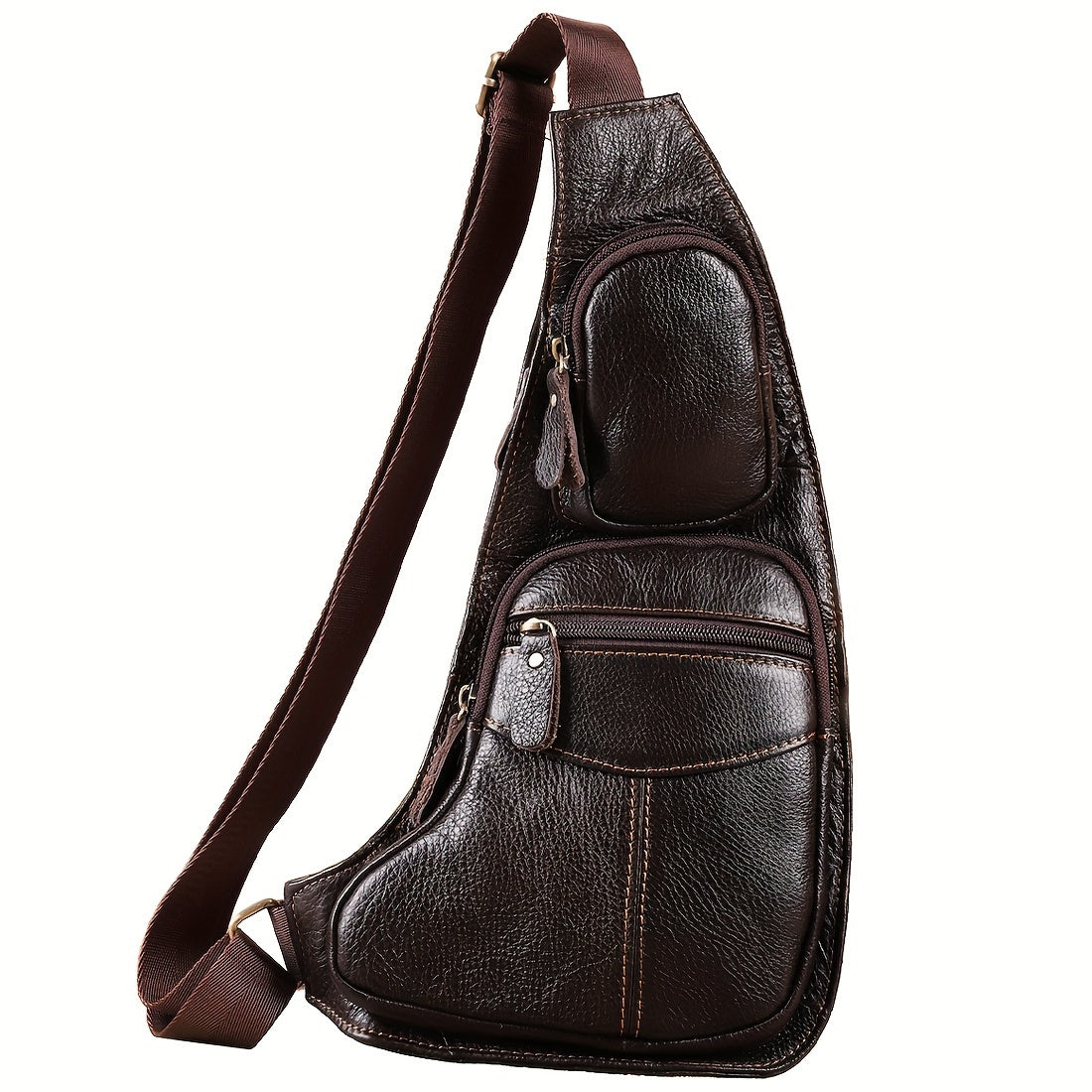 Vintage Genuine Leather Sling Bag
