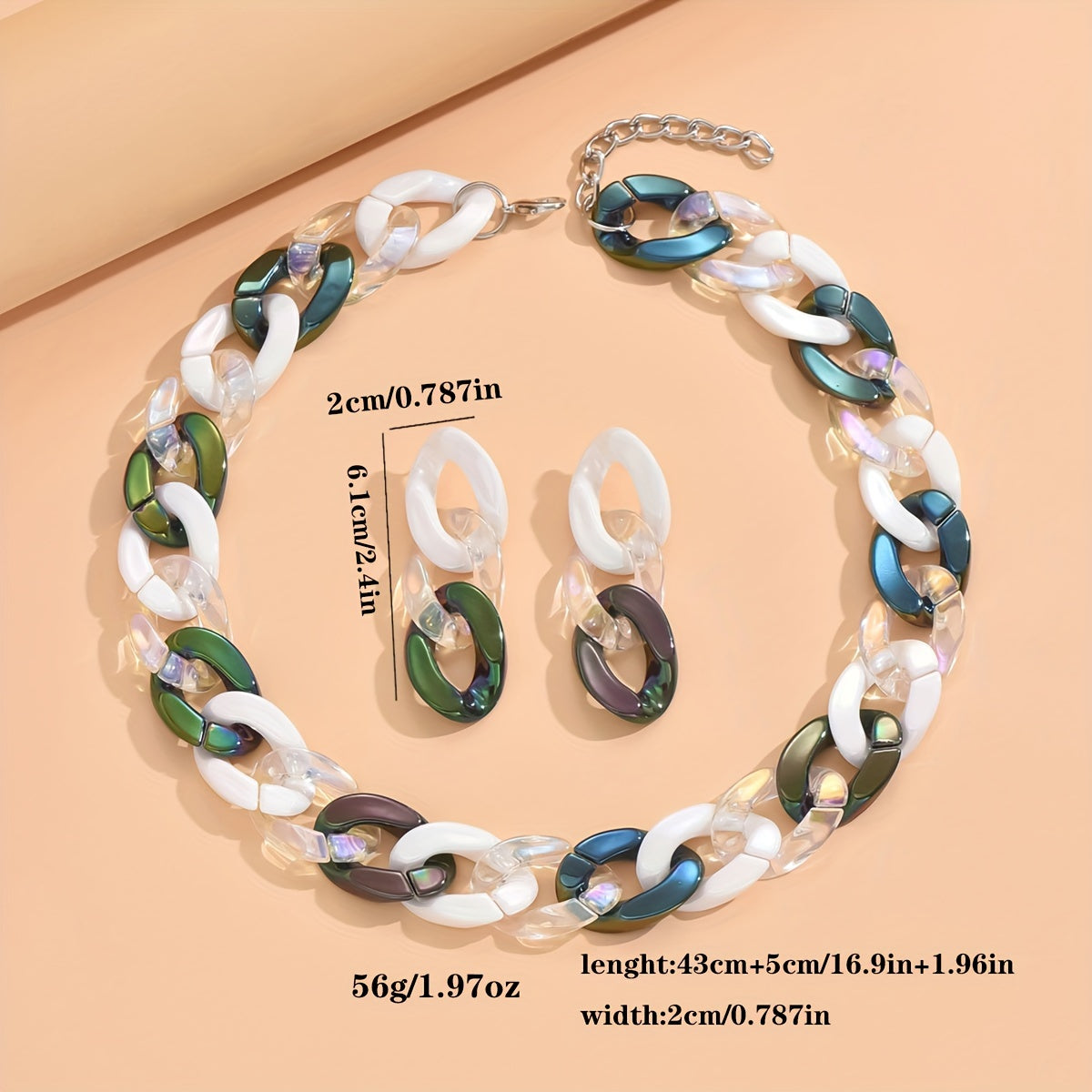 Élise Acrylic Jewelry Set