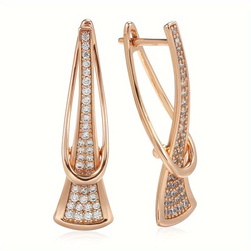 Faten Zirconia Dangle Earrings