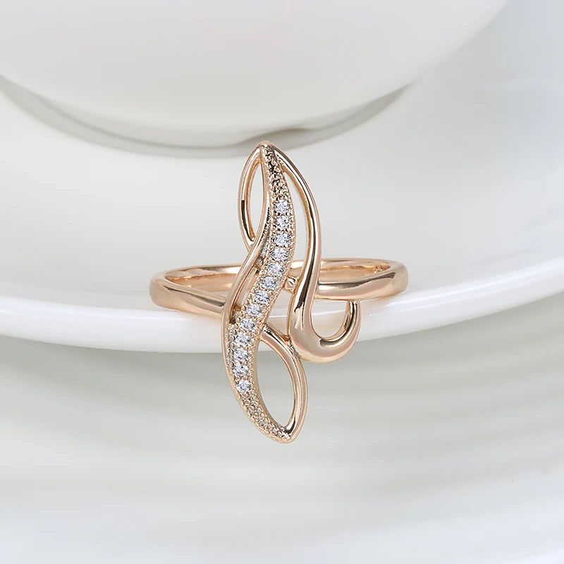 Éléonore White Zircon Rings